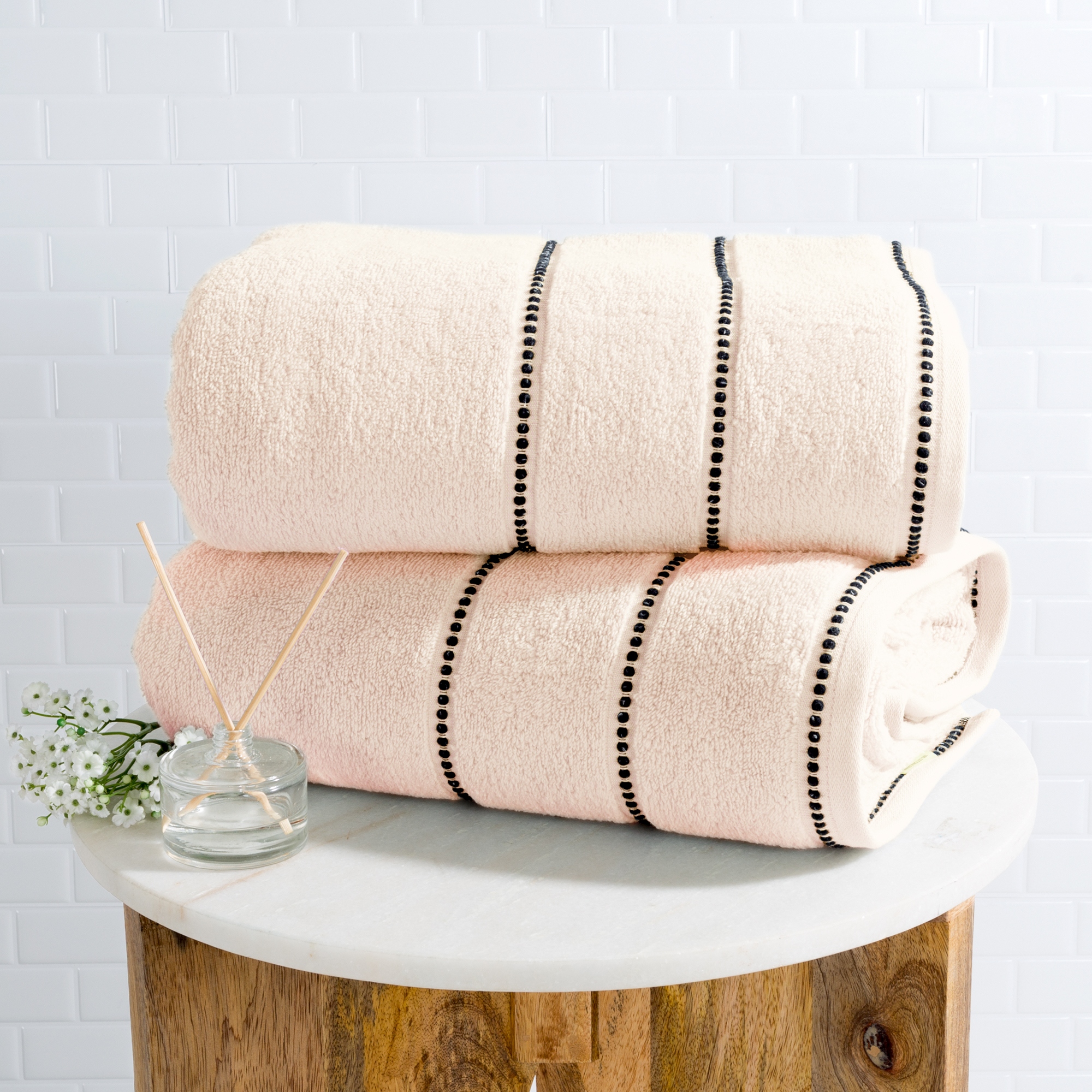 2 Piece Luxury Cotton Towel Set Quick Drying 100 Zero Twist Cotton Bath Towels by Windsor Home On Sale Bed Bath Beyond 17698075